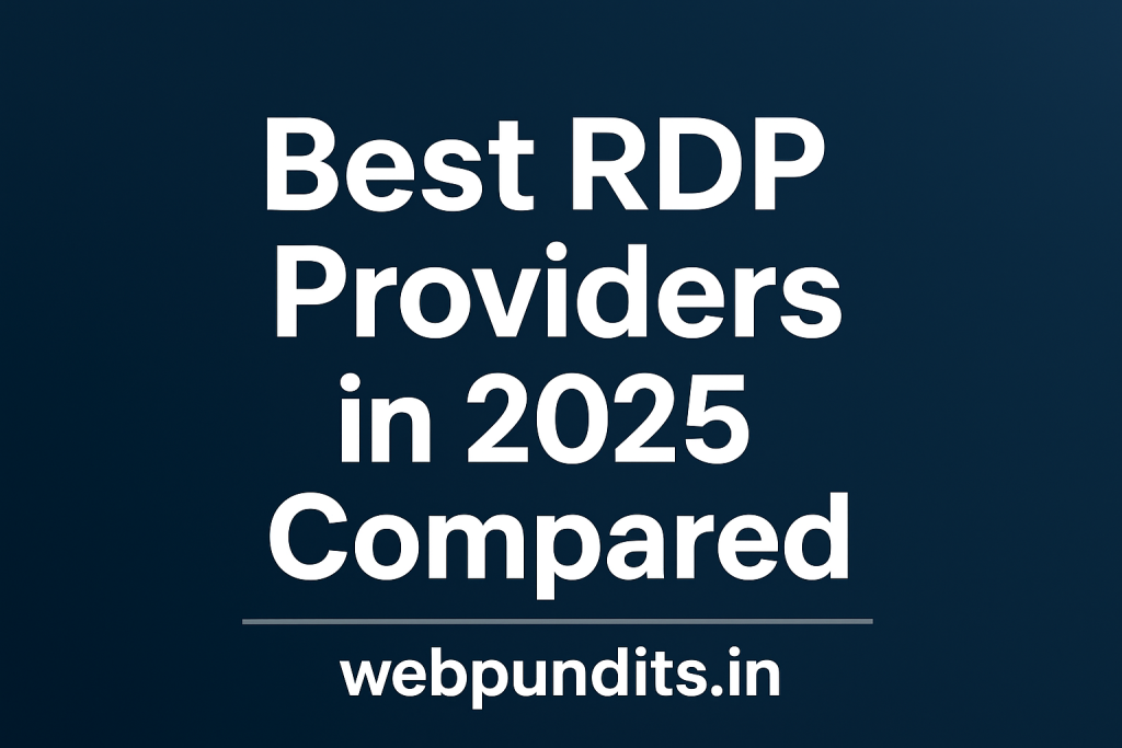 Best RDP Providers in 2025