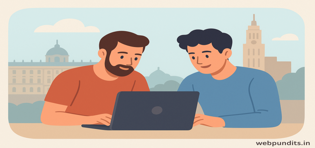 Collaborating in Madrid's Cityscape (2)